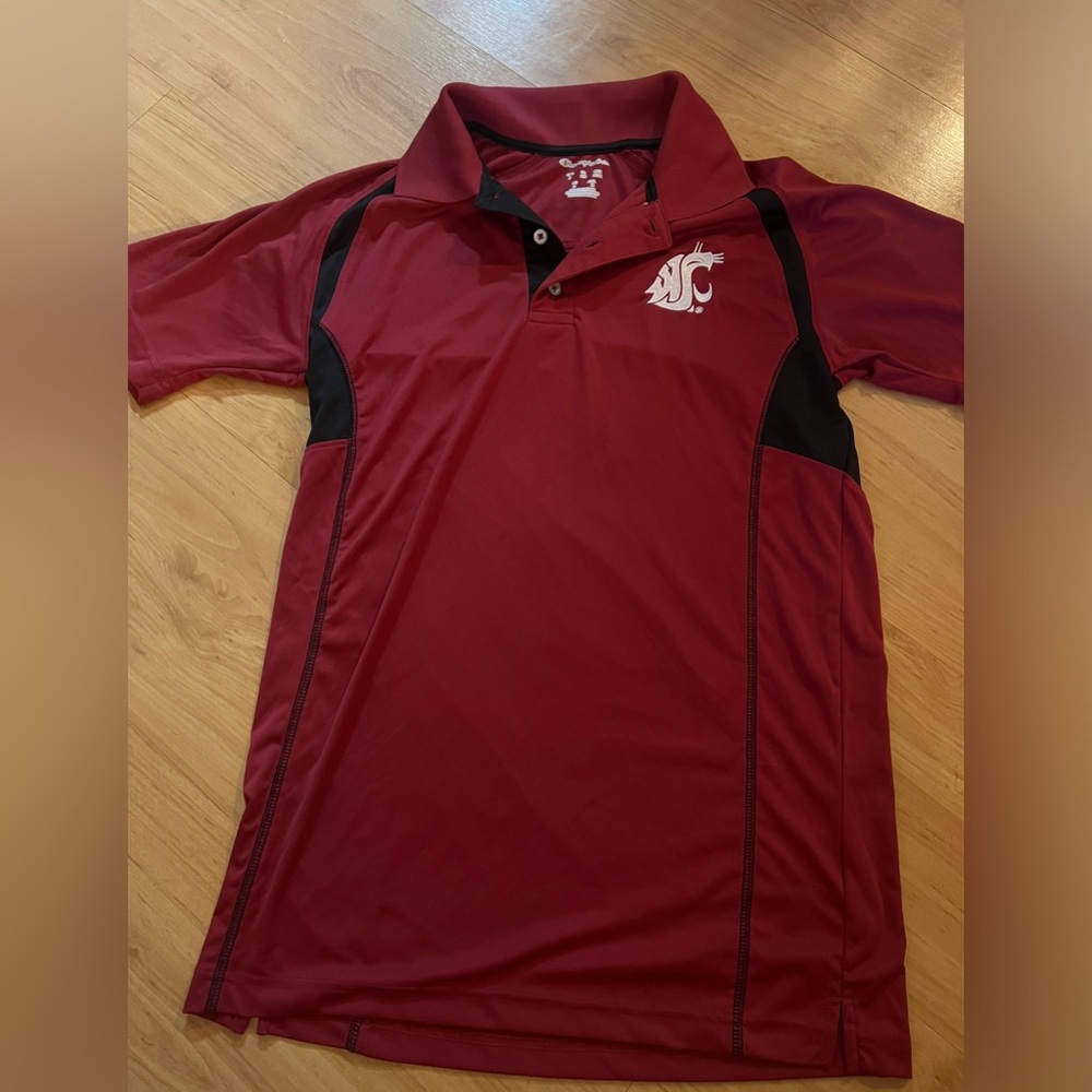Two Washington State University Collared shirts